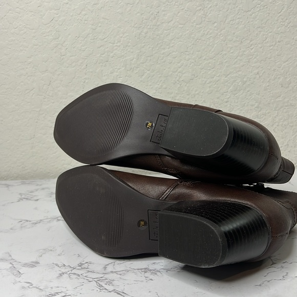 Style & Co Perriee Womens Faux Leather Pointed Toe Cowboy, Western Boots - Picture 8 of 9